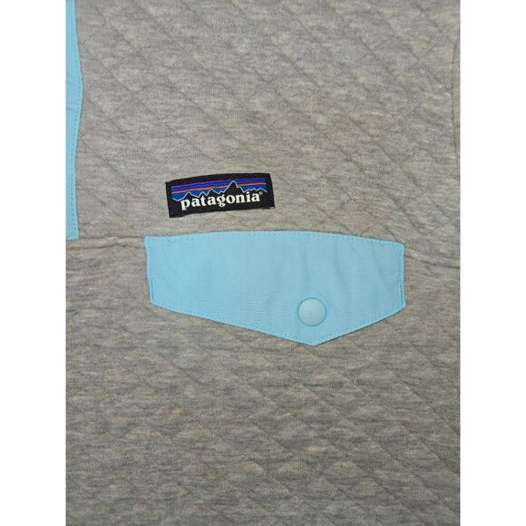Patagonia Worn Wear Womens Quilted Snap-T Pullover Medium - Picture 7 of 8